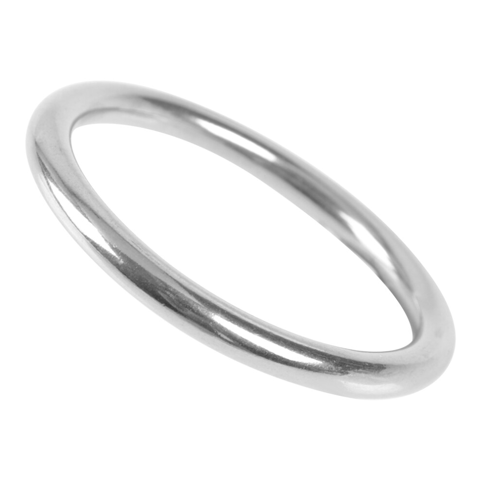 Stainless Steel Welded O Ring 5Mm Line Dia 35Mm Inner For Pets Diving Equipment 4601377855529