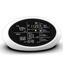 Air Quality Monitor CO2 Detector with  Accuracy MultiPollutant Testing for Home Office Classroom