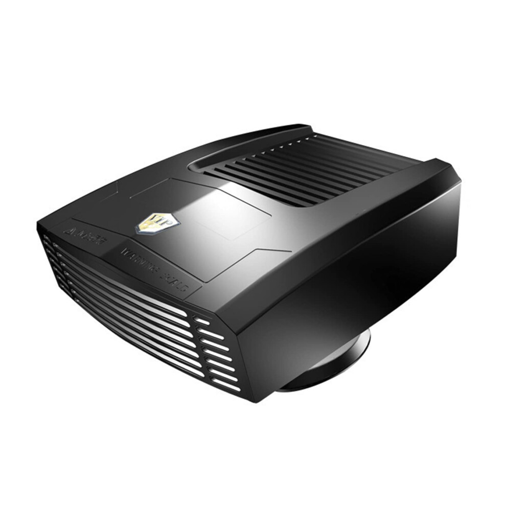 24V Car Heater And Windshield Defroster Fan Quick Defogger For Fast Fog Removal Black 9094768623893