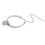 Adjustable White Nylon Cat Collar with Bell & Extension Chain 7