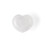 Myga Healing Crystal Heart - Clear Quartz 1