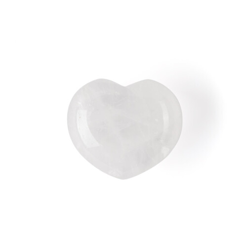 Myga Healing Crystal Heart - Clear Quartz