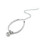 Adjustable White Nylon Cat Collar with Bell & Extension Chain 5