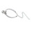Adjustable White Nylon Cat Collar with Bell & Extension Chain 9