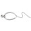Adjustable White Nylon Cat Collar with Bell & Extension Chain 14