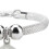 Adjustable White Nylon Cat Collar with Bell & Extension Chain 6