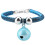 Nylon Blue Cat Collar with Bell and Adjustable Extension Chain 3
