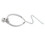 Adjustable White Nylon Cat Collar with Bell & Extension Chain 10