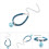 Nylon Blue Cat Collar with Bell and Adjustable Extension Chain 5