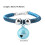 Nylon Blue Cat Collar with Bell and Adjustable Extension Chain 2