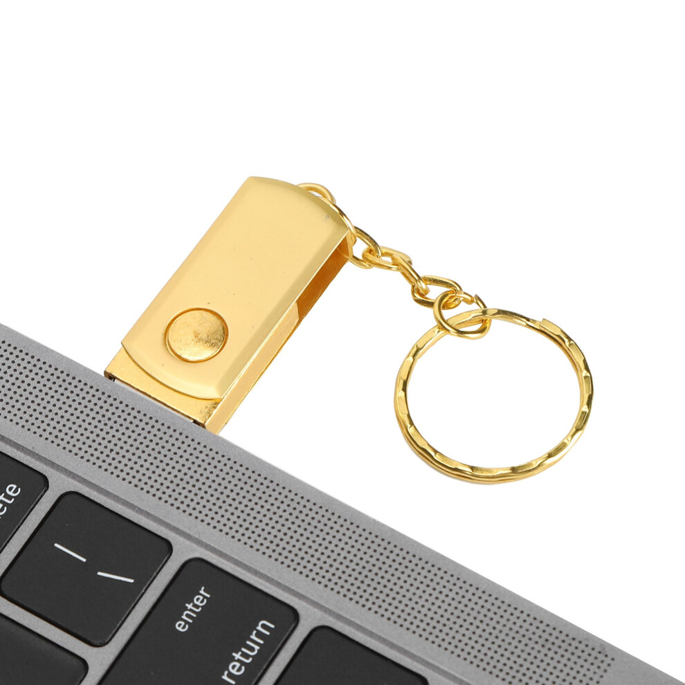 64Gb Rotating Metal Usb 2.0 Flash Drive For Windows/Mac/Linux 4651377857986