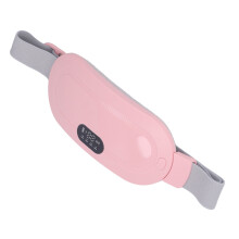 Tapis de chaleur rose avec charge USB à 4 modes pour les douleurs menstruelles, compact et sûr