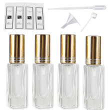 Stijlvol glazen verstuiver, multifunctioneel flesje met fijne nevel voor cosmetische producten, draagbare lekvrije parfumverstuiver, geurloos,