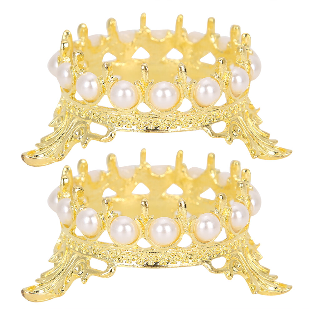 Nail Art Tool Crown Shaped Holder Photography Props Retro Appearance Portable Design Durable And Long Lasting For UV Gel And Pattern Engraving Pens