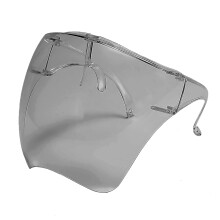 Visiera protettiva con design ergonomico, lente in policarbonato resistente agli schizzi, copertura integrale del viso traspirante e antipolvere per