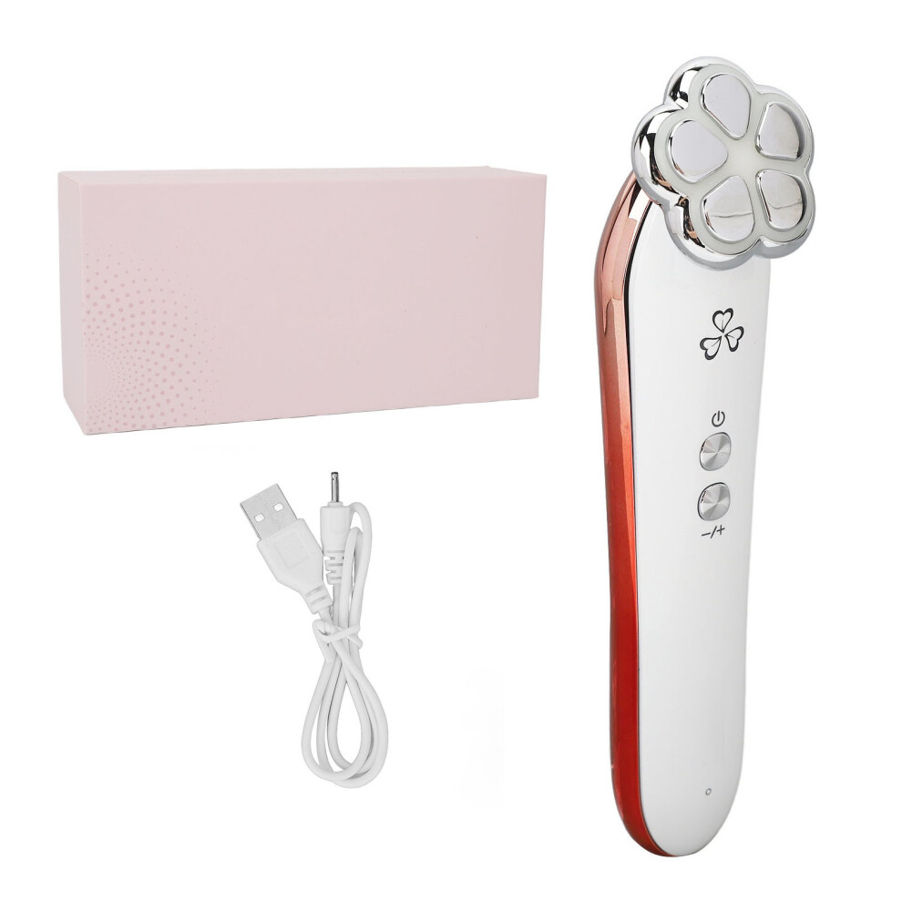 Red/Light/Blue Facial Massager With Therapy Microcurrent Skin Rejuvenation Tool Anti Aging Face Lift Device With Negative Ion Galvanic Technology,