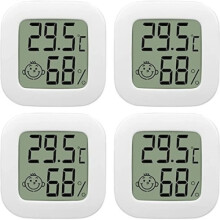 Digital Temperature Humidity Monitor, Large LCD Screen User-Friendly Indoor Hygrometer with Air Comfort Indicator, High Accuracy for Home Office Gree