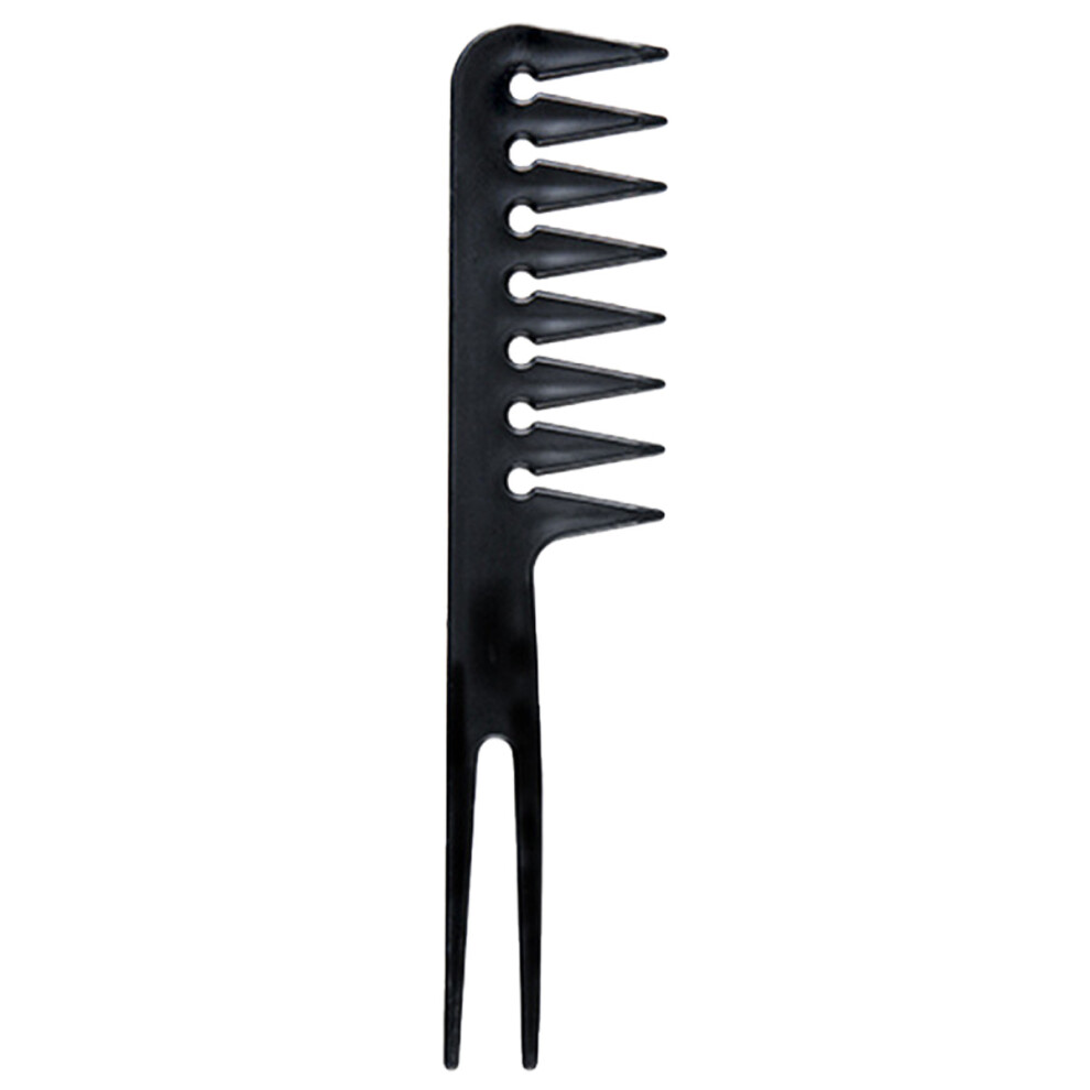 Unisex Black Professional Comb For Salon Shampoo, Heat-Resistant And Anti-Static Styling Tool For Halloween Parties For Nightclubs For Daily Use