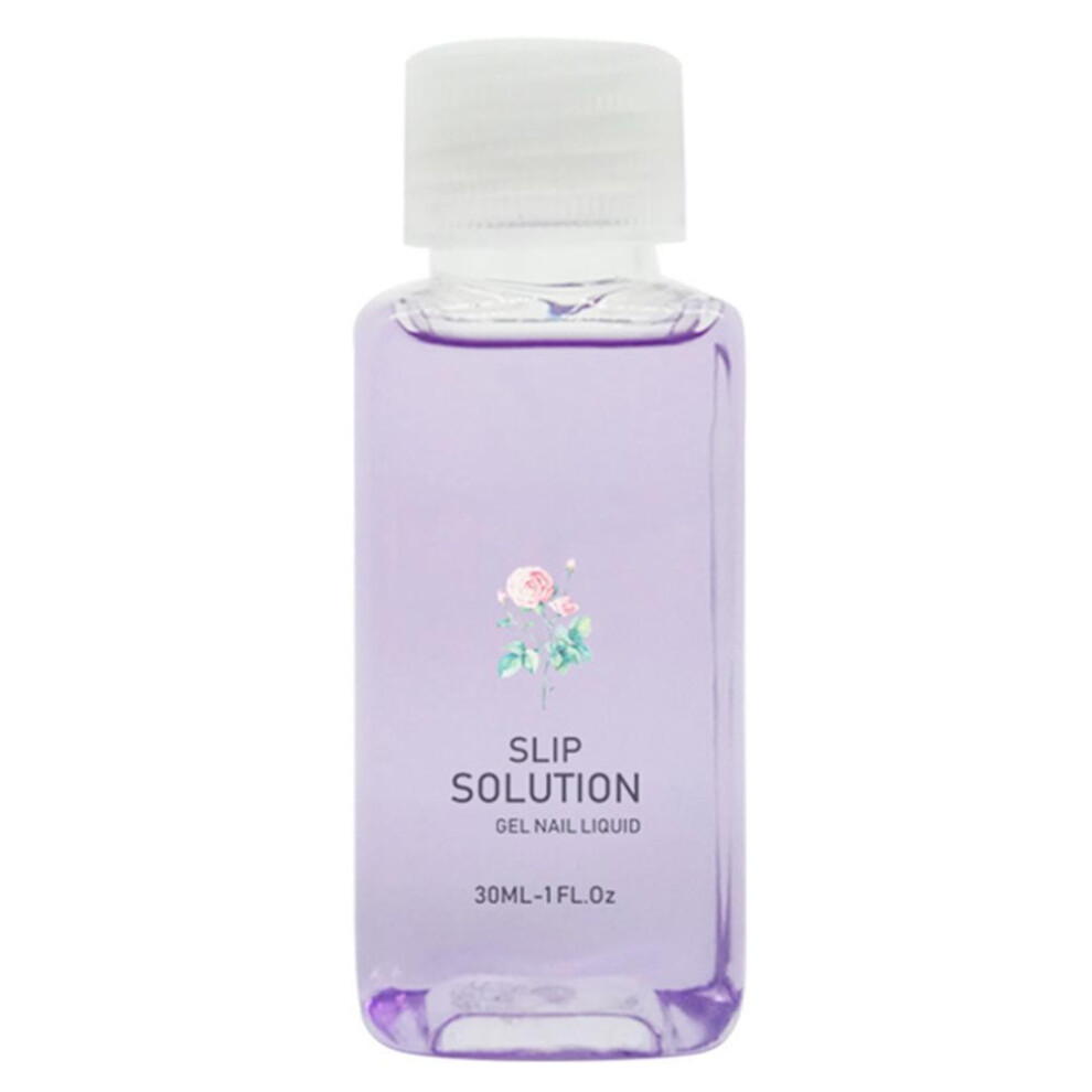 Healthy Manicure Nail Slip Solution, Anti-stick Polygel Solutions for Drag-Free Molding, 30ml Transparent Gel, Perfect for Salon or Home Use