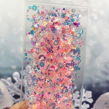 Balúin Confetti DIY Maisiúcháin Ealaíne Ingne Glitter Seicíní PVC Féinghreamaitheach Glioscarnach le Dearadh Réalaíoch Ábhar Sábháilte