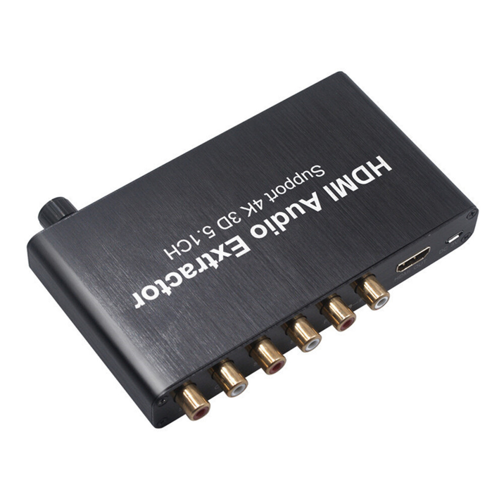 Digital Analog Audio Converter For Surround Sound Systems, 5.1 Channel Audio Output With Arc Sound Extractor And 3.5Mm Headphone Output, Hdmi Audio 9448196786215