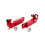 (As show, One size) Red Car Adapter Steering Lock Adapter Steering Wheel Lock Adapter Steering Angle Adapter For E36 4