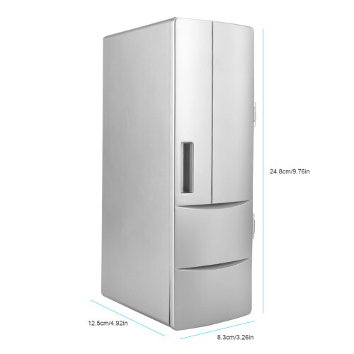 USB Powered Mini Fridge for Car Home & Office - Cool & Warm Functionality 2