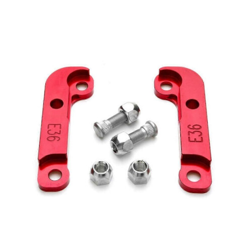 (As show, One size) Red Car Adapter Steering Lock Adapter Steering Wheel Lock Adapter Steering Angle Adapter For E36 1