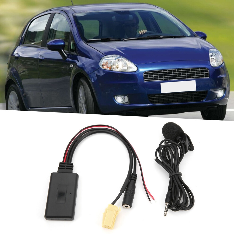 Bluetooth 5.0 Aux Adapter With Handsfree Microphone For Fiat Qubo Fiorino 8491377861202