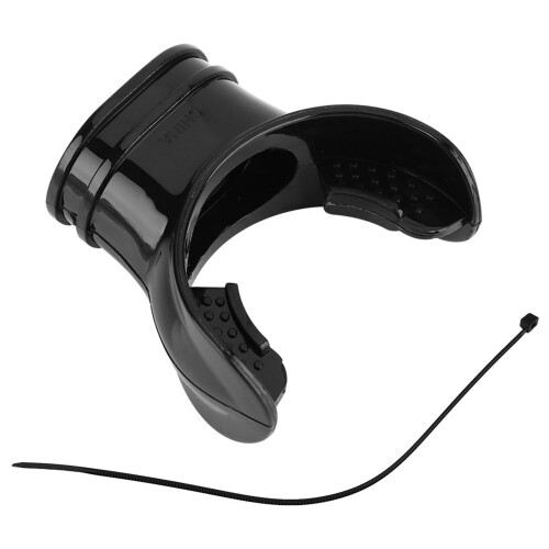 Disposable Black Silicone Dive Mouthpiece, Professional, 5.5cm 1