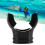 Disposable Black Silicone Dive Mouthpiece, Professional, 5.5cm 3