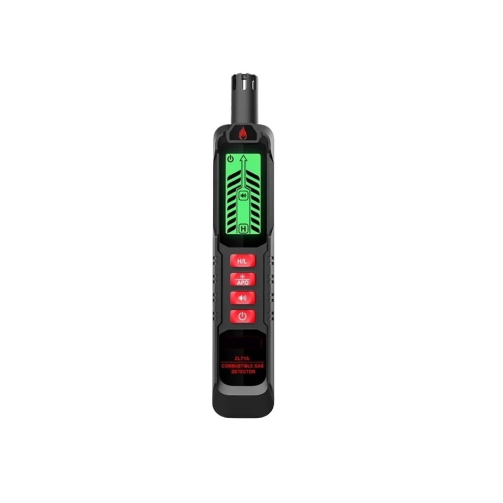 Gas Leak Detector Zl71a Combustible Gas Analyzer Natural Gas Methane Lpg Alcohol Co2 With Audible/Visual Alarm 9094768615287