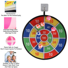 Thickened Lint Dartboard with 8 Adhesive Balls for Fun Indoor Games
