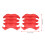 2 Pcs Archery Bow Damper Stabilizer Weight Kit, 65.7cm, Red/Black/Blue 6