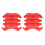 2 Pcs Archery Bow Damper Stabilizer Weight Kit, 65.7cm, Red/Black/Blue 8