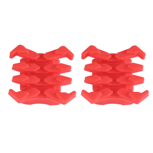 2 Pcs Archery Bow Damper Stabilizer Weight Kit, 65.7cm, Red/Black/Blue 2