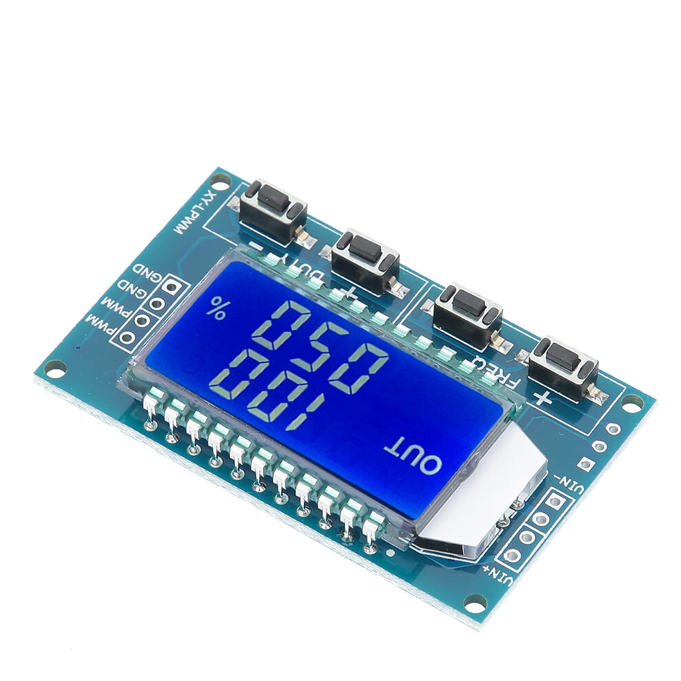 Square Signal Wave Generator Pwm Lcd Display Adjustable Duty Cycle Wide Frequency Range For Motor Driver Control 9199774341547
