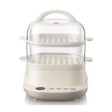 Doublelayer Household Small Drawer Type Breakfast Machine Multifunctional Electric Steamer TwoTier Stainless Steel 600W