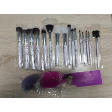 Komplettes Sortiment veganer Make-up-Pinsel, tierversuchsfrei, leistungsstark, mit Timerfunktion, Flicker-Effekt, natürlichen Farben und