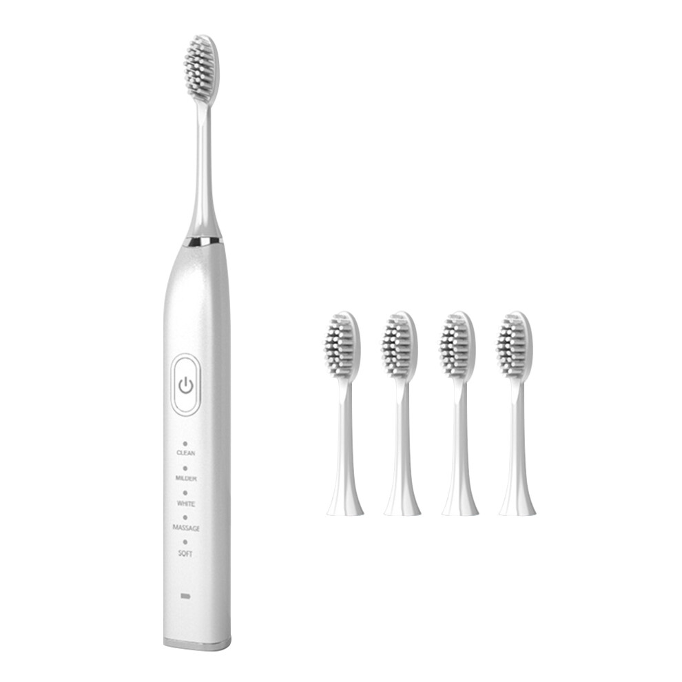 Sonic Electric Toothbrush with Automatic Timer, Waterproof Design for Gentle Bristles, Travel-friendly with Long-lasting Battery For Nightclubs