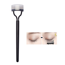 Mascara Applicator for Even Coating, Protective Cover Eyelash Comb with Lash Separator Function, Metal Brush Made from High-Quality Tempered Steel, E