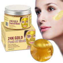 Luxury Gold Skin Mask For Youthful Glow, Anti Aging Hydrating Treatment With Firming And Brightening Benefits Using Pure Ingredients For Boosting
