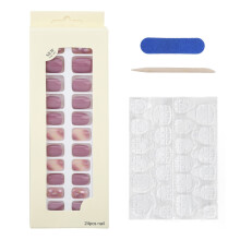 Langdurige gelnagelstickers van salonkwaliteit, halfhardende gel, universele pasvorm, stijlvol en uniek design, geschikt voor diverse gelegenheden,