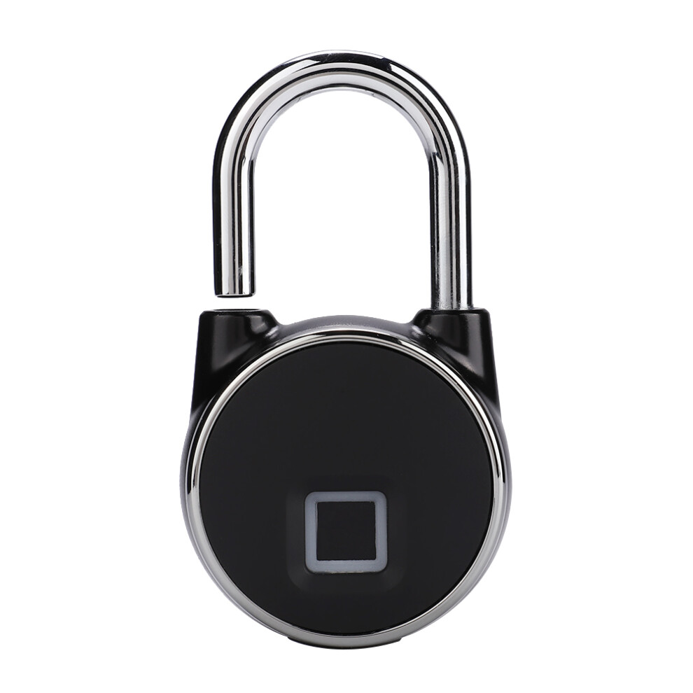 Fingerprint Padlock With Smart Biometric Unlock, Keyless Digital Biometric Waterproof Smart Padlock With Usb Charging And Ip65 Rating, Anti Theft 9009791749380