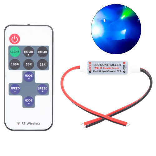 Ασύρματος ρυθμιστής φωτεινότητας LED RF, Δυναμικός έλεγχος λειτουργίας για λωρίδες