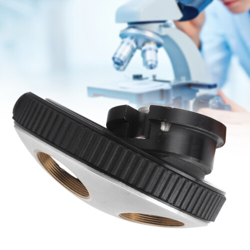 4-Hole Adapter Objective Lens Converter with RMS Interface for Microscopes