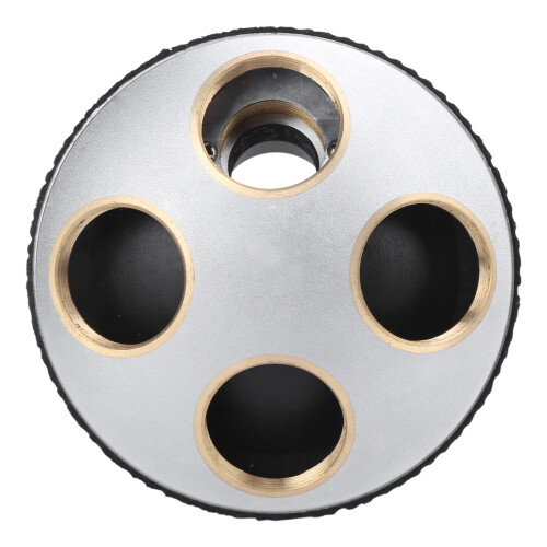 4-Hole Adapter Objective Lens Converter with RMS Interface for Microscopes 1