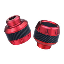 Motorcycle Front Axle Sliders Red Wheel Axle Protection for Ducati Multistrada 1200