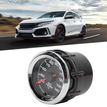 Oil Temperature Gauge 52mm/2.0in 40–140C 7-Color Backlight for 12V Cars