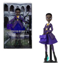 Mattel MTTJDR71 Monster High X Wednesday Collectible Doll, Bianca Barclay in Nevermore Academy Uniform